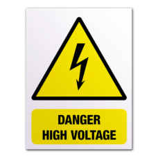 Sign Danger High Voltage