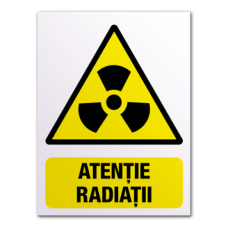 Indicatoare De Avertizare Atentie Radiatii