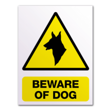 Sign Beware Of Dog