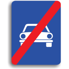 Indicatoare Pentru Sfarsitul Drumului Pentru Autovehicule