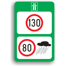 Indicatoare Pentru Limite Maxime De Viteza Pe Autostrada